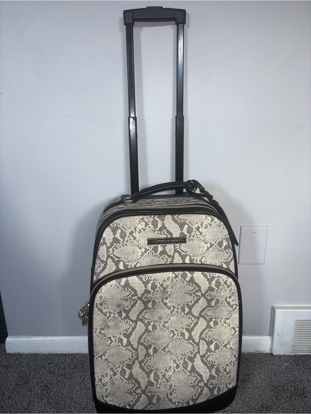 Victoria Secret Python Wheelie Carryon Suitcase